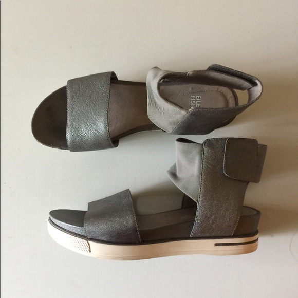 Eileen Fisher sports platform sandals size 8 - Picture 6 of 6